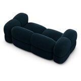 Cosmopolitan Design Temno modra žametna sedežna garnitura 210 cm Loretto – | Shoptok.si