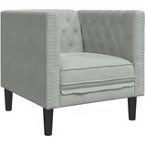  3-dijelni set sofa Chesterfield svjetlosivi baršunasti | shoptok.hr