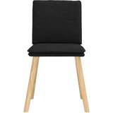 Jedilni stoli 4 kosi črno blago | Shoptok.si