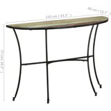  Stranska mizica 110x40x77 cm trden predelan les, (20715694) | Shoptok.si