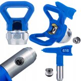 Rosfix ZENTHRIL SET BRIZGALNA GLAVA SOFTFLOW 616 + OSŁONA – 30 CM, 7/8", 80–140 BAR | ZA EMULZIJE IN AKRILE, (5000075910) | Shoptok.si