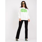 FANCY Sweatshirt-FA-BL-7823.24P-white-green | Shoptok.si