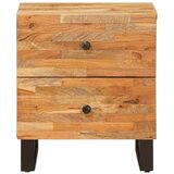  Nočna omarica Rjava 40 x 33,5 x 46 cm Masiven les manga, (5000107103) | Shoptok.si