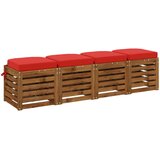  Set jastučića od 4 komada SOEST 4 pcs 100% poliester Crvena Slike