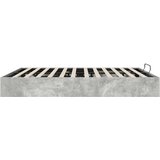  Otomanski krevet Beton 203 x 180 x 25 cm Konstrukcijsko drvo | shoptok.hr