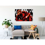  Slika - Pop Art Monkey (1 Part) Narrow Red 120x80 | shoptok.hr