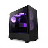 NZXT CASE H5 FLOW BLACK RGB mini-ITX, Micro-ATX, ATX, Mid-tower, 4x fan | Eponuda.ba
