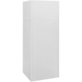 Ormarić za sedla svjetlosivi 53 x 53 x 140 cm čelični | shoptok.hr