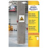 Avery Zweckform Papirne etikete s super močnim lepilom, 210 x 297 mm Cene