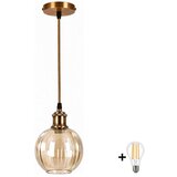 Brilagi LED Luster na sajli RETRO GLASS 1xE27/60W/230V Ø 18 cm zlatna/dimljeno-smeđa Cene