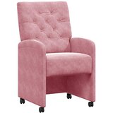  Blagovačke stolice s kotačima 2 pcs Ružičasta 58 x 67 x 97 cm | shoptok.hr