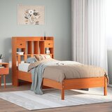vidaXL Krevet s regalom za knjige bez madraca 90 x 190 cm od borovine Cijene
