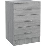 Maison Chic Nočna omarica - Nočna miza siva sonoma 38x35x56 cm konstruiran les, (21687200) Cene