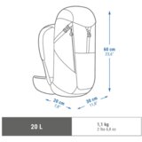 RANAC oker za planinarenje 20 L bež | ePonuda.com
