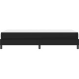  Krevetna konstrukcija s madracem Crna 90 x 190 cm tkanina | shoptok.hr