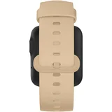 eleganten nastavljiv silikonski pašček za xiaomi mi watch lite / redmi watch - bež, (5000039344)