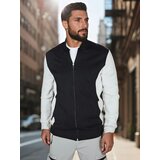DStreet Bluza męska rozpinana za stójką czarna | Shoptok.si