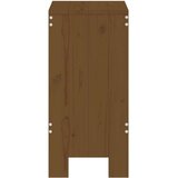 vidaXL Barski stolček 2 kosa medeno rjava 40x36x75 cm trdna borovina | Shoptok.si