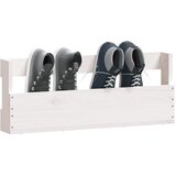  Zidni stalci za cipele 2 kom bijeli 59x9x23 cm masivna borovina | Eponuda.ba