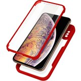 AVIZAR Ohišje za iPhone XS Max Intégrale Bi-matière, Rdeča, (5000014751) | Shoptok.si