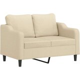 vidaXL 3-dijelni set sofa s jastucima krem od tkanine | shoptok.hr