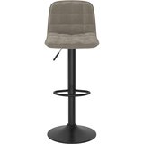  Barski stolac svjetlosivi baršunasti | Eponuda.com