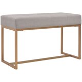  Klupa 80 cm siva baršunasta | shoptok.hr