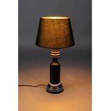 Dutchbone Črna namizna svetilka s tekstilnim senčilom (višina 60 cm) Virgil – | Shoptok.si