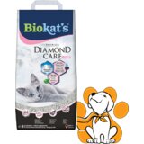 Biokats Diamond Care Fresh 8l, Grudvajući Posip Za Mačke Sa Mirisom Bebi Pudera Cene