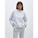 LC Waikiki Crew Neck Printed Long Sleeve Oversize Women's Sweatshirt | shoptok.hr