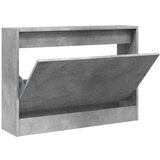 Ormarić za cipele boja betona 80x21x57 cm konstruirano drvo | shoptok.hr