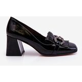 S. BARSKI Patent Leather Comfortable Pumps Black Mercy | Shoptok.si