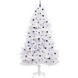  Umjetno božićno drvce s nogom Bijelo 300 cm PVC i čelik | shoptok.hr