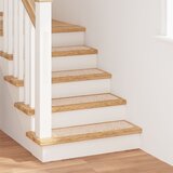 vidaXL Podloga za stepenice Krem Poliester 20 x 75 cm Stepenična podloga Cijene
