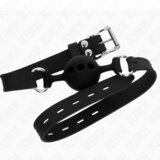 Kink Gag Full Silicone Black (4 Cm) Cene