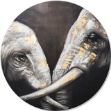  Okrogle slike z akrilom Dotik afriškega kralja | different dimensions | Shoptok.si