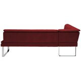 Novel KOTNA KLOP, kovina, tekstil barve kroma, bordo | Shoptok.si