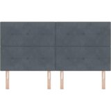  LED glava kreveta s LED trakama Sivi 180 cm Baršun | Eponuda.ba