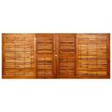  Vrtni blagovaonski stol (160 - 240)x100x75 cm od drva bagrema | shoptok.hr