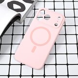  Maska za iPhone 17 Pro Max 69 Magsafe Pure color roze | Eponuda.com