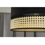  Duolla - Visilica na sajli DOUBLE RATTAN 1xE27/15W/230V Ø 40 cm crna/bež | Eponuda.com