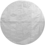 Plutajući PE solarni pokrov za bazen 381 cm sivi | shoptok.hr