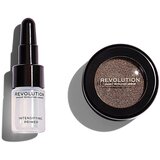 Makeup Revolution Senčila in podlage Lidschatten + Grundierung Flawless Foils - Overcome Črna u