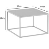 MID.YOU KLUBSKA MIZA, bela | Shoptok.si