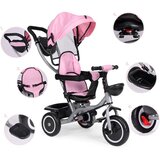 ECO TOYS 2U1 Tricikl Sa Rotirajućim Sedištem I Sklopivom Tendom Pink Cene