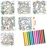 Ses Barvanje po številkah - Barvice z trikotnim oprijemom, (21333305) | Shoptok.si