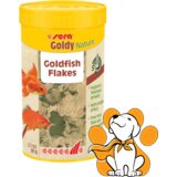 Sera goldy nature, hrana za zlatne ribice sa spirulinom, u listićima, 60g | ePonuda.com