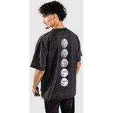 Dravus Neerie Moon Boxy T-shirt vintage black Cene