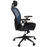 MID.YOU Vrtljiv Stol Venus Base, Modra, Črna | Shoptok.si