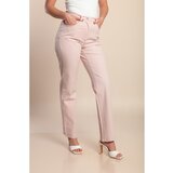 Fenzy Plus Size Bombažne Hlače, Roza | Shoptok.si
